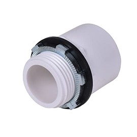 Oatey 34088 1 in. & 1.5 in. Water Heater Pan PVC Adapter Fitting (1 in. inside adapter/1.5 in. over adapter)