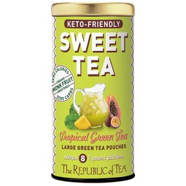 The Republic of Tea Iced Tropical Green Sweet Tea, 8 CT