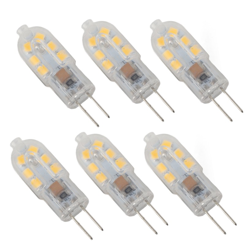 10 Pack G4 2835 LED Bulb Transparent Led Lamp Plug