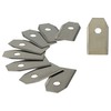 vhbw 18 x Replacement Blades Compatible with Yard Force Xpower