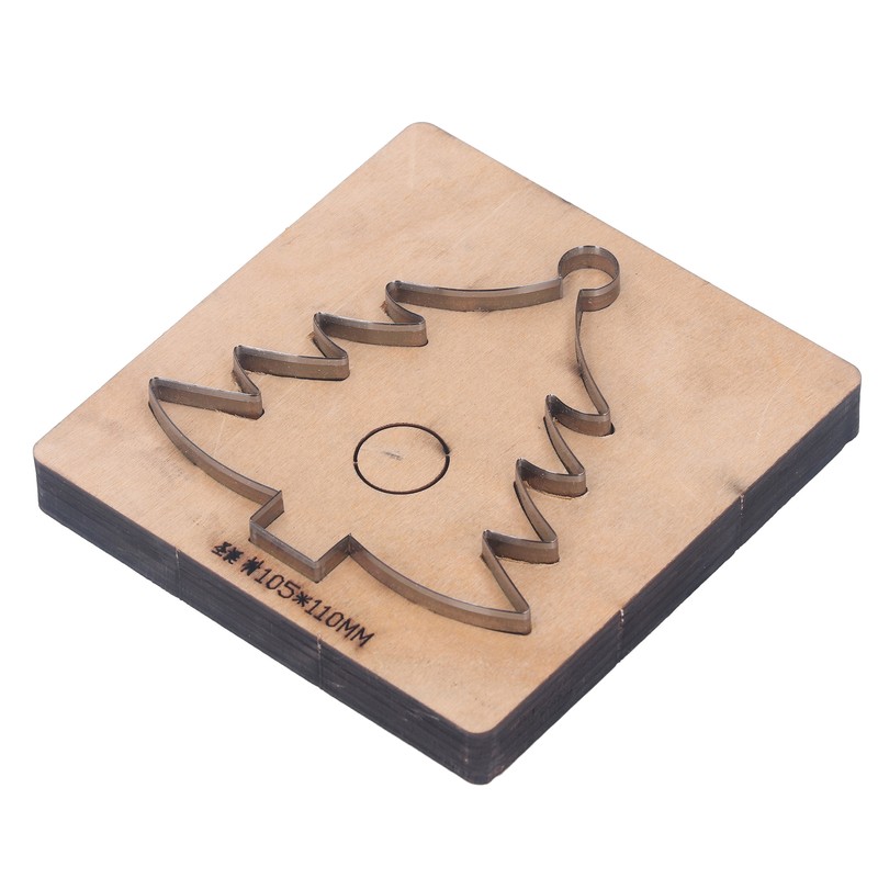Leather Cutting Die Christmas Tree Shape Punch Cutter Craft Mould