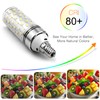 E12 LED Bulb, 4000K Nature White Light Bulbs, 16W 1500LM