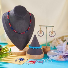 Boutigem 1500 Pcs Faceted Glass Beads Rondelle Crystal Beads 4x3mm Small Mini Loose Spacer Bead Half Rainbow Plated for Crafting DIY Bracelet Necklace Jewelry Making