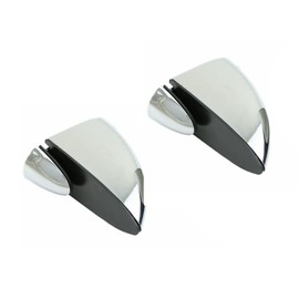 Metal Adjustable Wood/Glass Shelf Bracket Wall Mount 2 Pcs or One Pair, Polished Chrome