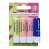 Derma V10 Trio Pack 1 of Each Lip balm Peach