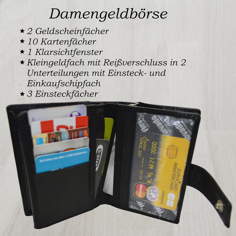 flevado Buffalo Leather Hand Made Cards Money Wallet Credit Cards