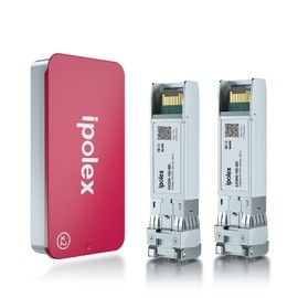 ipolex 10Gb/s SFP+ 10GBase-SR LC Multi-Mode Transceiver Module for Cisco SFP-10G-SR Cisco Meraki Ubiquiti D-Link Netgear, Mikrotik, and More, MMF 850nm 300-Meter DDM, Pack of 2