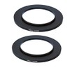 (2 Pcs) 55-77MM Step-Up Ring Adapter, 55mm to 77mm Step