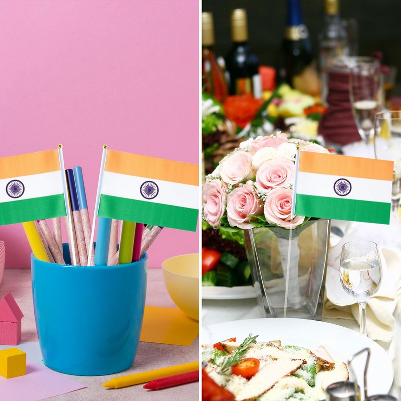 India Flag Indian Flag, Small Mini Handheld India Flags on