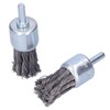 6Pcs Twisted Wire Brush Steel Metal Deburring Grinding Rust Removal