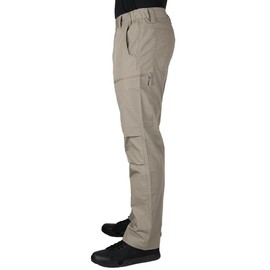 LAPG Men's Core Stealth Cargo Pant, Lightweight Elastic Waistband EDC Pants, Durable Ripstop Cargo Pants for Men, Khaki, 38 x 36