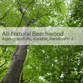 Holzhaarb Gro § Beech Wood Brush with Extra Long Maple 9 Row hair brush