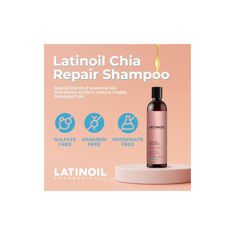 Latinoil - Chia Repair Shampoo, 8.5 Oz