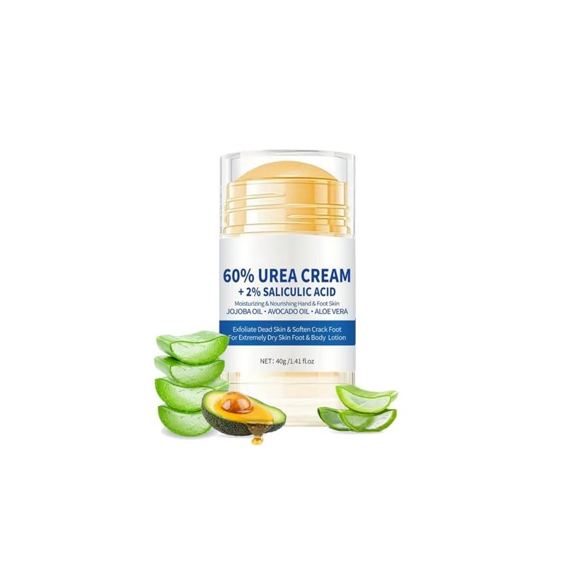 KIZCGE Crema Hidratante con Urea 60 para Pies, Manos y