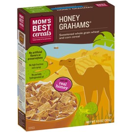 Mom's Best Naturals Honey Grahams Breakfast Cereal,11.5 Ounce Box