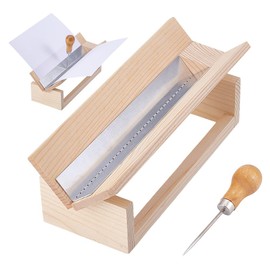 NBEADS Signature Punching Tool for Bookbinding, Bookbinding Punching Cradle with Aluminum Piercing Guide Book Binding Tools Guide Set for DIY Crafts Notebooks Journals Planners Books