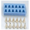 Tanaka Saiki Seisakusho WKT77 Tanaka Saiki, Case Included, Sugar Icing Nozzle Set, Brass Plating, Japan (12 Pieces)
