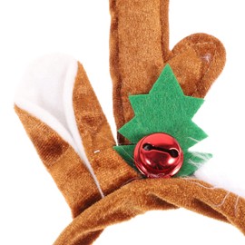 Ciieeo Reindeer Antlers Headband Christmas Headband Deer Antlers Headband Christmas Reindeer Ears Headband for Party