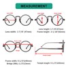 Eyekepper Round Reading Glasses for Women Men Retro Readers -