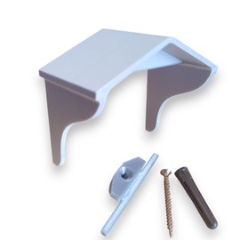 Door bell rain cover hood to fit ring door bell (Silver)