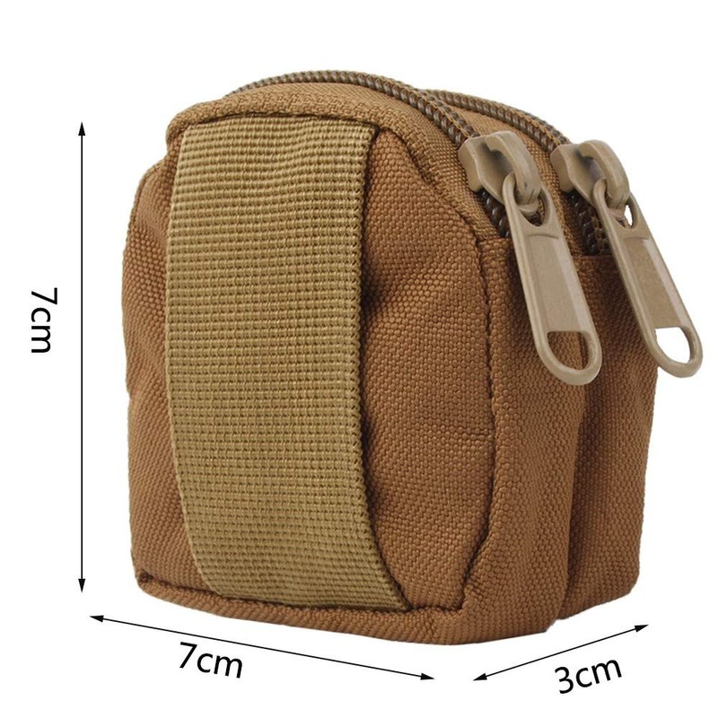 Tactical Pouch, Molle Key Holder Case 800D Nylon Keychain Wallet