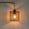 Round Rattan Lampshade Boho, Lampshade for Table Lamp, Hanging and
