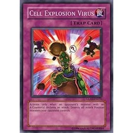 yugioh - Cell Explosion Virus GLAS-EN076 1st Edition Rare - Gladiators Assault