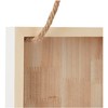 Hannah Cole EMB10810 Rain 20 x 20cm Wooden Wall Art,