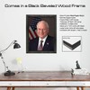 Dick Cheney Photograph in a Black Beveled Frame - Historical