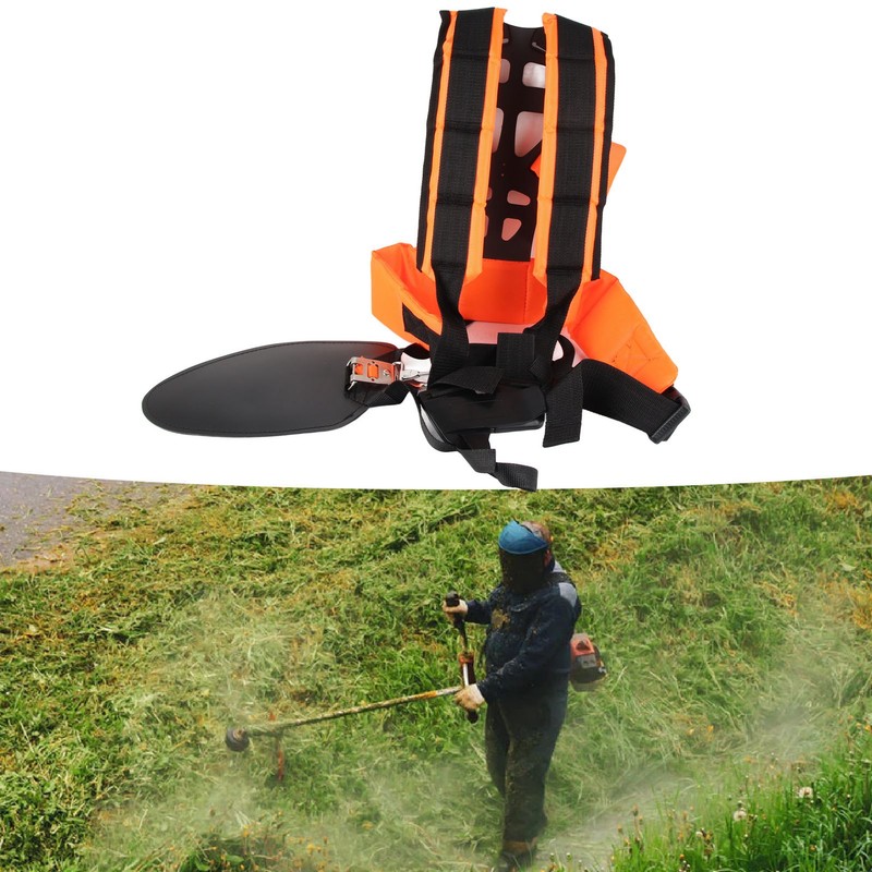 Lawn Mower Shoulder Strap Ergonomic Adjustable Universal Brush Cutter Strap