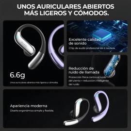 Audfonos Htc Ne23 Ai Audifonos Traductores Deportivos Gamer Auriculares Bluetooth 6.0 Color Negro Hi-res Auriculares Inalambricos Ms De 135...        