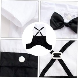 Mipcase Suit for Weddings and Special Occasions Stylish Pet Formal Wear Bow Tie and Suspenders Comfortable Material for Dogs and Cats XL