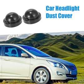 A ABSOPRO Pack of 2 Car Headlight Dust Protection Cover 105 mm Seal Caps