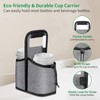 Odavom 2 Cups Foldable Drink Carrier - Portable Reusable Travel
