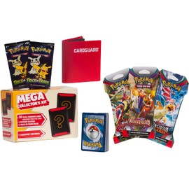 Pokemon TCG 3 Paquetes de Refuerzo y 1 lámina aleatoria  Incluye 3 Paquetes de ampollas de Tarjetas aleatorias y 1 Tarjeta Promocional Holofoil