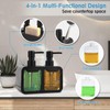 Kitchen Soap Dispenser Set, with Hand and Dish Soap, Sponge