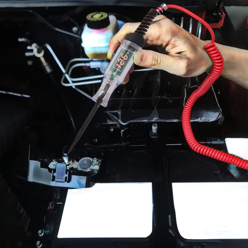 Probador de Corriente Automotriz, 6 a 48 V Probador de