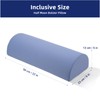 Ruizman Knee Pillow for Back Sleeping - Half Moon Bolster