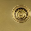 Ruvati Kitchen Sink Strainer Drain Assembly - Satin Brass Matte