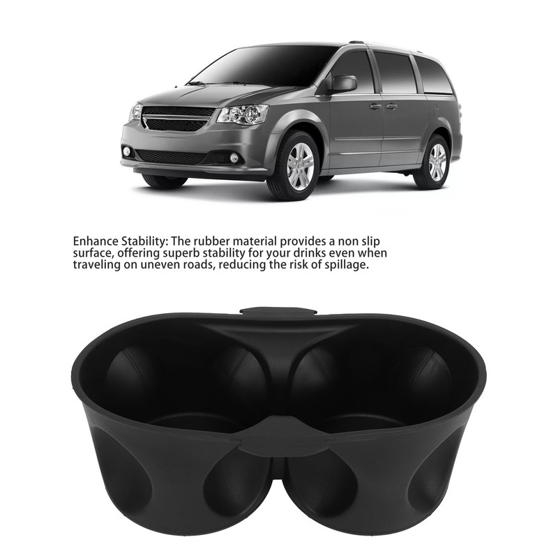 Car Center Console Cup Holder 1WV70DX9AA Rubber Cup Holder Liner
