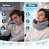 Memory Foam Travel Neck Pillow for Seated Rest – U-Shaped