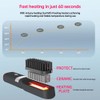 Cordless Hair Straightener Brush Portable on The go Comb for