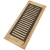Homewell Red Oak Wood Floor Register, Drop in Vent with