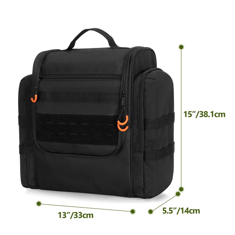 HODRANT Large Tactical Camping Kitchen Organizer, Hanging Cookware Storage Bag