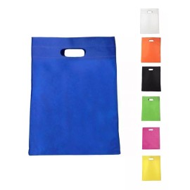 Cimboa 10 Bolsa Boutique Ecologica Non Woven 45.5x35.5 Serigrafia Color Azul