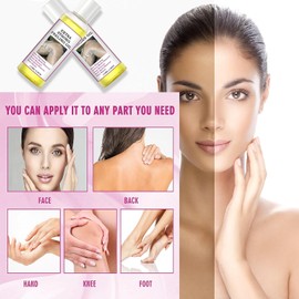 Yellow Peeling Oil For Dark Skin - Natural Formula Exfoliating Peels Solution, Exfoliating Peeling Solution For Body, Hand, Feet And Face All Skin Type