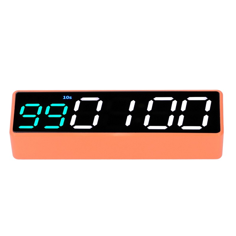 Fitness Timer Clock Large LED Digital Anti Vertigo Display Workout