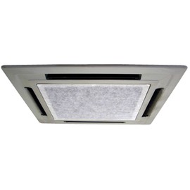 Wise EC-003 Ceiling Recessed Air Conditioner Filter, 23.6 x 23.6 inches (60 x 60 cm), Set of 5 x 3, Air Conditioner Cover, Dirt Prevention, Dust Removing Filter, Pollen, Air Conditioner, Embedded Type, For Commercial Use, Just Stick, Sand Dust, Dust, Allergies, Mites