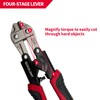 QUAXLENT 8 Inch Mini Bolt Cutter CR-V Blade Heavy Duty