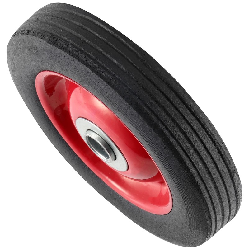MUKLEI 5 Pack 6 x 1.2 Inch Solid Rubber Flat